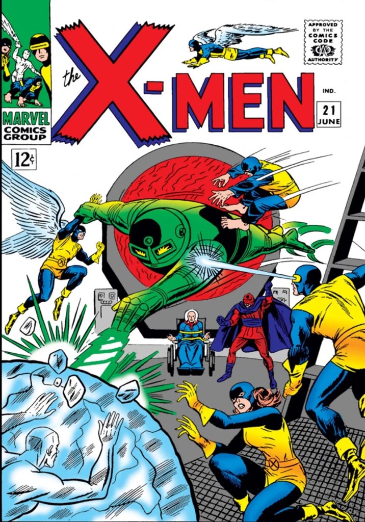 Real comic cover of Uncanny X-Men #21 (1973)