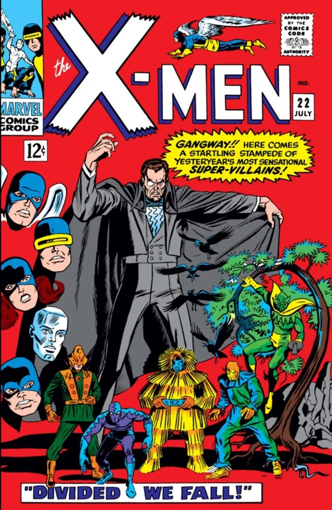 Real comic cover of Uncanny X-Men #22 (1974)