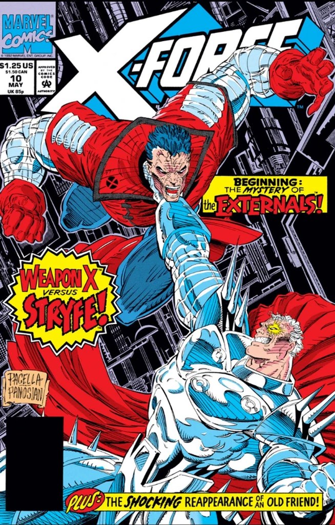 Real comic cover of X-Force #10 (1996)