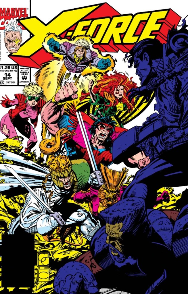 Real comic cover of X-Force #14 (1998)