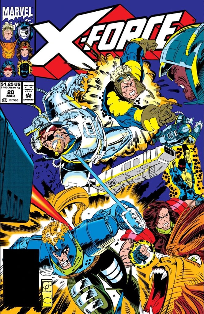 Real comic cover of X-Force #20 (2001)