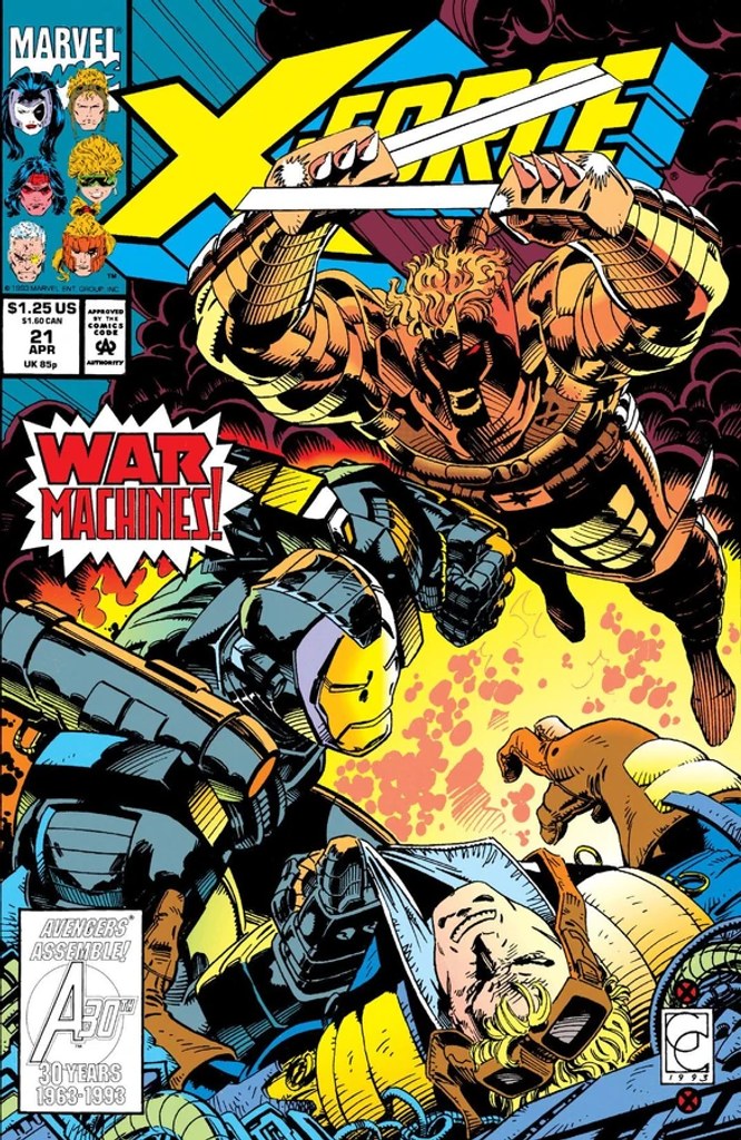 Real comic cover of X-Force #21 (2001)