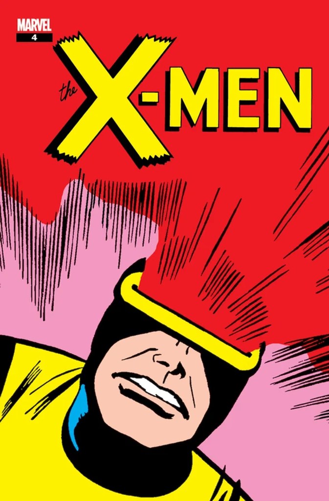 Real comic cover of X-Men #4 (1964)